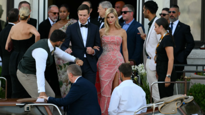 All aboard the love boat: 'She'd like to sit down by ...,' Kushner's chivalry for Ivanka Trump at Jeff Bezos' wedding goes viral