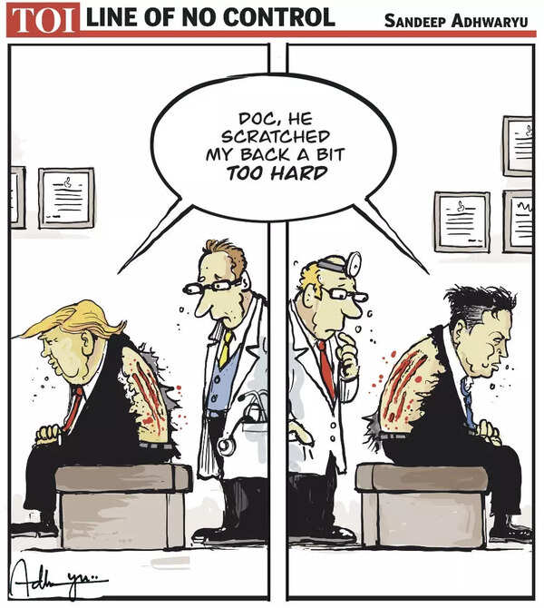 Trump vs Musk feud