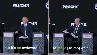 'Could get offended': Putin drops everything for Trump; rushes out mid-event to take his call- watch