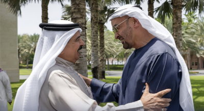 UAE president meets King of Bahrain in Abu Dhabi: Talks to enhance cooperation and prosperity