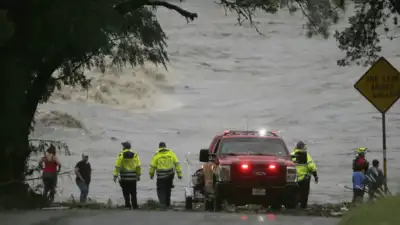 U.S: Disaster In Texas: 24 Killed, Dozens Missing As River Rises 26 Ft Amid Floods; Trump In Shock
