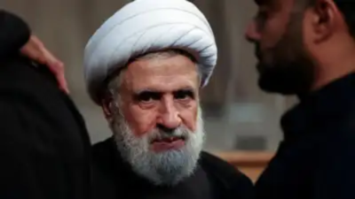 'Will not surrender': Hezbollah chief Naim Qassem tells supporters; dismisses Israeli threats