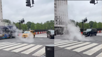 ‘America's stinkiest city’: Smoke-filled NYC streets leave Indian vlogger stunned - video