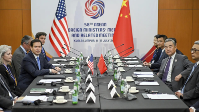 US-China talks: State Secretary Marco Rubio meets Chinese foreign minister Wang Yi; discusses 'areas of potential cooperation,' amid trade war