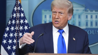 US President Donald Trump (AP image) 'Let Pam Bondi do her job': Donald Trump's message to MAGA after Epstein files episode; urges unity among allies