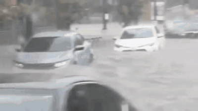 Watch: Flash floods submerge vehicles as heavy rain lashes Washington DC; rescue ops under way