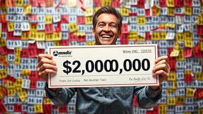 Double delight: Same numbers, two shops; Massachusetts man hits $2M Powerball jackpot twice