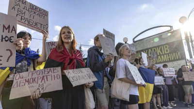 Ukraine Anti-Graft Law Row: Thousands Protest Zelensky's Legislation In Kyiv For Second Day