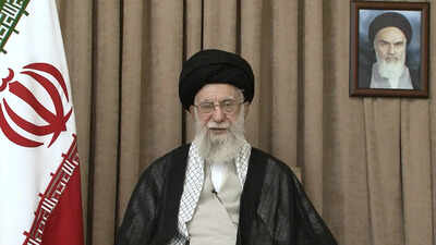 Iranian Supreme Leader Ayatollah Ali Khamenei speaks in a televised speech (Office of the Iranian Supreme Leader via AP) 'You will be harmed': Israel's defence minister warns 'dictator' Khamenei; asks him not to threaten Israel