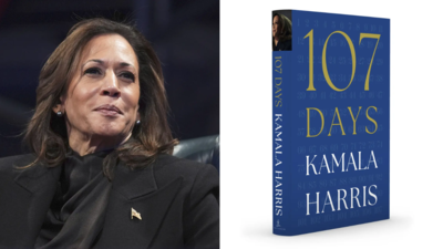 Cover image of '107 Days': Kamala Harris to publish book this September; memoir on 'shortest presidential run in modern history'