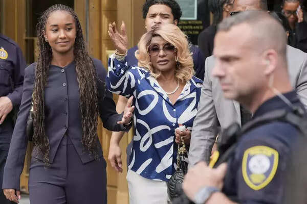 Janice Combs, right, mother of Sean 
