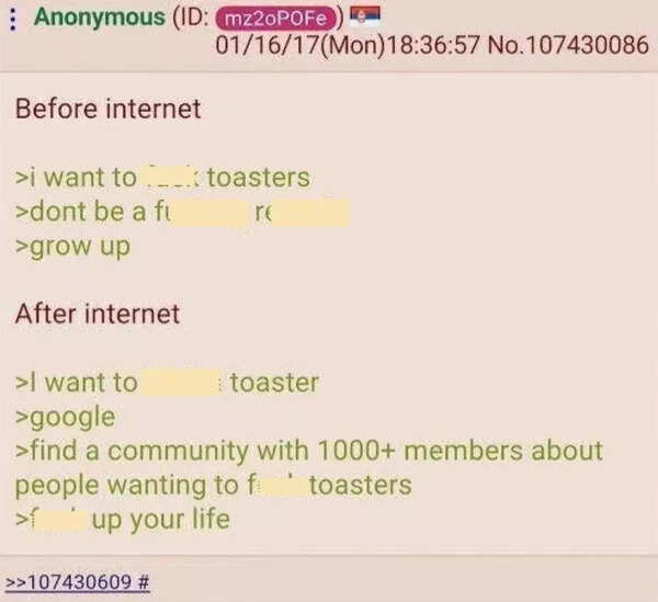 The Toaster F**** THEORY