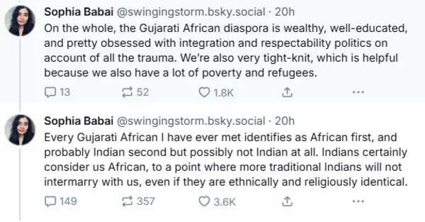 Woman's post on Gujarati African diaspora in connection with Mamdani went viral