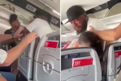 Chaos on American Airlines flight: Man allegedly chokes woman before clashing with passenger, others scream for arrest | Watch