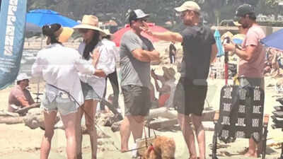 Surf’s on! Prince Harry, Meghan Markle enjoy beach day in California; son Archie hits the waves with surfing lessons