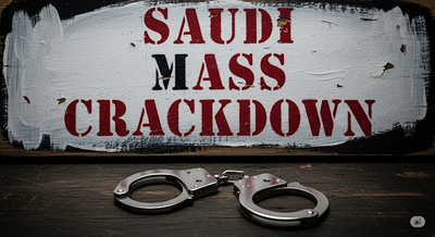 Between 24–30 July 2025, Saudi Arabia’s Ministry of Interior detained 22,147 individuals/Representative Image Mass crackdown in Saudi Arabia: Arrests over 22,000 in one week for residency and labour violations