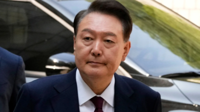 South Korea's impeached former president Yoon Suk Yeol (Image credits: PTI) 'Disgraceful': Ex-South Korea president Yoon Suk Yeol resists questioning by laying down in underwear; delays probe into martial law plot