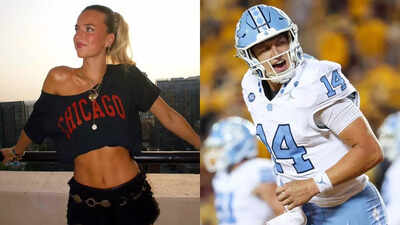 Adrienne Davis' playful warning lights up social media as Max Johnson grinds through UNC camp