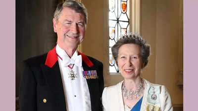 Chris Jackson/Getty Images for Buckingham Palace Princess Anne's 75th birthday portrait: New hair, classic Festoon Tiara, and Sir Tim by her side