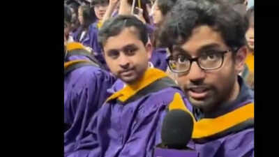 'All Indians from India': NYU graduation video triggers major row; 'too much brown'
