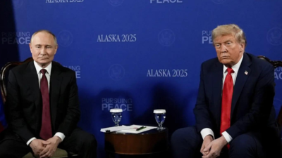 Vladimir Putin and Donald Trump 'Will you stop killing civilians?': How reporters put Putin on the spot with tough questions in Alaska; watch
