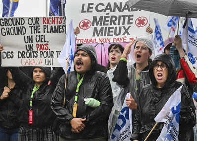'If it means going to jail, so be it': Air Canada union chief vows to fight; strike enters third day despite back-to-work order