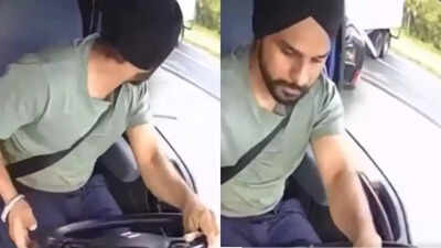 Donald Trump, California Governor Newsom Clash Over Indian Truck Driver's Fatal Florida Crash Donald Trump, California Governor Newsom Clash Over Indian Truck Driver's Fatal Florida Crash