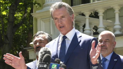 File photo: California Governor Gavin Newsom (Picture credit: AP) Redistricting row: California Republicans sue to block Governor Newsom’s plan; Democrats push fast-track vote