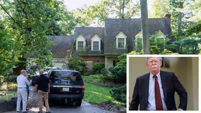 John Bolton's latest jibe at Trump came a 7.32 am when agents were already raiding his house but he was not there and was not aware of it. Because Trump wants Nobel...: John Bolton posts latest jibe as FBI raids his house
