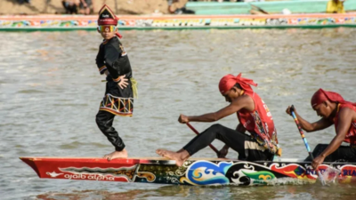 Indonesia boat race: 11-year-old’s viral dance turns festival into big tourist attraction; 1.5 million spectators expected this year