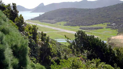 This Australian island has the world’s most beautiful airport landing and its runway begins in the ocean