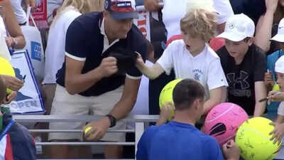 Millionaire CEO Piotr Szczerek snatched tennis star Kamil Majchrzak’s hat from child fan at US Open 'Nothing is more disgusting than a child bully': Who is Polish CEO Piotr Szczerek who snatched hat from child at US Open?