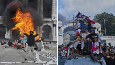 GenZ protest in Nepal Nepal 'Gen Z' protests: 5-time PM Deuba left bleeding; FM chased and thrashed — harrowing visuals go viral