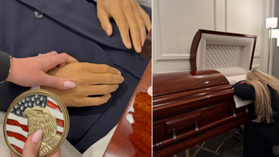 'Weeping widow': Charlie Kirk wife's last moments with slain husband's body - shares pics