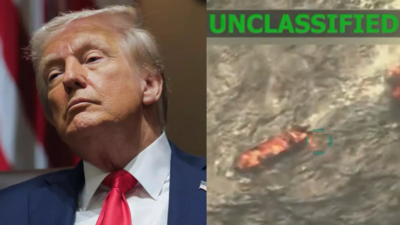 'Be warned': Trump claims US strike on narcoterrorists at sea; shares attack footage