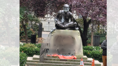 Three days before 'international day of non-violence': Mahatma Gandhi statue vandalised in London; Indian mission condemns act