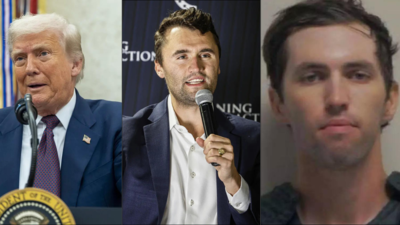 Donald Trump, Charlie Kirk and Tyler Robinson (Images/Agencies) 'Radicalized online': Donald Trump suggests Charlie Kirk's assassin Tyler Robinson was influenced by leftist ideology - What President said