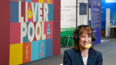 British Chancellor of the Exchequer Rachel Reeves (Image credits: AP) Treasury chief says wars, tariffs harming UK's economic outlook