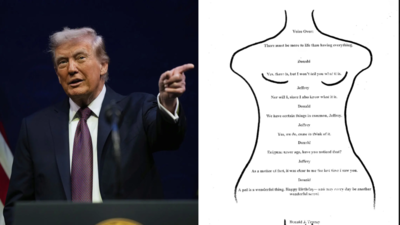 A curvy sketch, a secretive line: What's in the alleged Donald Trump's letter to Epstein?