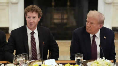 'I wasn’t sure … ': Mark Zuckerberg's hot mic moment with Donald Trump goes viral – watch