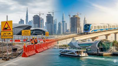 Dubai traffic alert: Road to Centrepoint station closed as metro blue line work begins