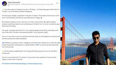 From H-1B rejections to O-1 triumph: How a Bengaluru tech professional secured the rare ‘Einstein visa’ with global achievements in AI