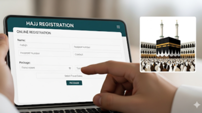 Oman’s Ministry opens Hajj 2026 registration September 23–October 8; applicants register online, selection based on Saudi quota, notified via SMS/Representative Image Hajj 2026 in Oman: Registration opens soon, important dates and how to apply