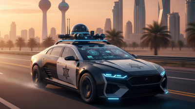 Kuwait’s AI-powered patrol vehicles enhance security with advanced facial recognition, fingerprint scanning, and real-time data connectivity/Representative Image Kuwait rolls out AI surveillance patrol cars in high tech security overhaul