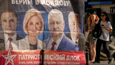 Moldovan polls (Pic credit: AP) Russia-linked disinfo campaign targets Moldovan election