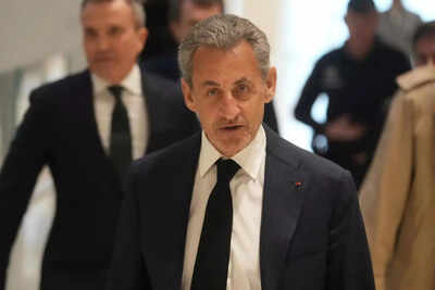 Nicolas Sarkozy (AP photo) Ex-French President Sarkozy convicted: 5-year term in Libya campaign case; aides also jailed