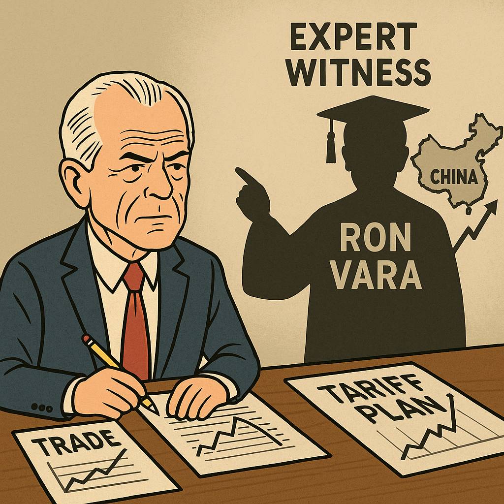 Peter Navarro's fake expert - Ron Vara