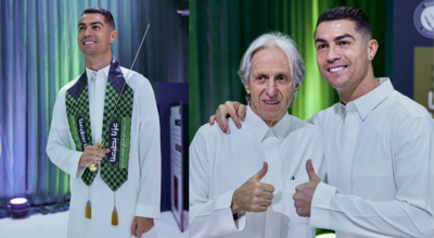 Ronaldo renewed his Al-Nassr contract until 2027, aiming to win major titles and contribute to Saudi Arabia’s growth/ Image:X Saudi National Day: Cristiano Ronaldo praises Saudi Arabia as he celebrates kingdom’s 95th National Day