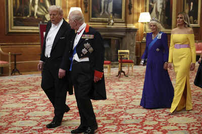 Wining and Dining in Windsor: How Britain rolled out the Royals to woo Donald Trump