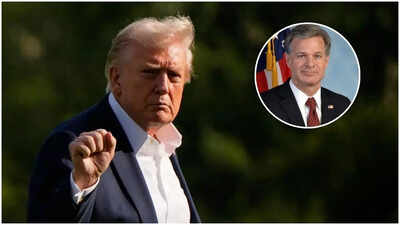 Donald Trump suggests DOJ may probe Christopher Wray ‘Think they are doing that’: Donald Trump suggests DOJ may probe Christopher Wray; calls his tenure ‘terrible’